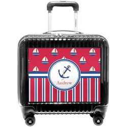 Sail Boats & Stripes Pilot / Flight Suitcase (Personalized)