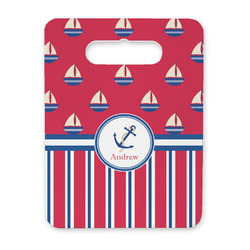 Sail Boats & Stripes Rectangular Trivet with Handle (Personalized)