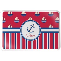 Sail Boats & Stripes Serving Tray (Personalized)