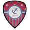 Sail Boats & Stripes Shield Patch