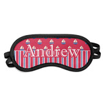 Sail Boats & Stripes Sleeping Eye Mask - Small (Personalized)