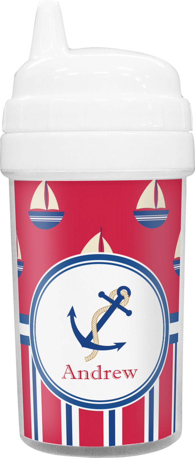 Sailing Personalized Toddler Sippy Cups