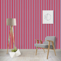 Sail Boats & Stripes Wallpaper & Surface Covering (Water Activated - Removable)