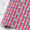 Sail Boats & Stripes Wrapping Paper Roll - Matte - Large - Main