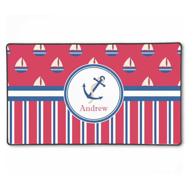 Custom Sail Boats & Stripes XXL Gaming Mouse Pad - 24" x 14" (Personalized)