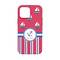 Sail Boats & Stripes iPhone 13 Mini Tough Case - Back