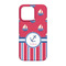 Sail Boats & Stripes iPhone 13 Pro Case - Back