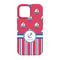 Sail Boats & Stripes iPhone 13 Pro Tough Case - Back