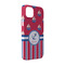 Sail Boats & Stripes iPhone 14 Case - Angle