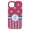 Sail Boats & Stripes iPhone 14 Plus Tough Case - Back