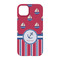 Sail Boats & Stripes iPhone 14 Pro Case - Back