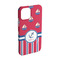 Sail Boats & Stripes iPhone 15 Case - Angle