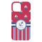 Sail Boats & Stripes iPhone 15 Plus Case - Back