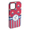 Sail Boats & Stripes iPhone 15 Plus Tough Case - Angle