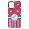 Sail Boats & Stripes iPhone 15 Plus Tough Case - Back