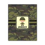 Green Camo Wood Print - 11x14 (Personalized)