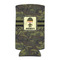 Green Camo 12oz Tall Can Sleeve - Set of 4 - FRONT