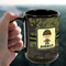 Green Camo 15oz. Black Mug - LIFESTYLE