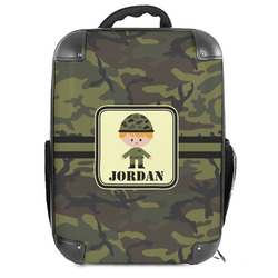 Green Camo 18" Hard Shell Backpack (Personalized)