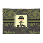 Green Camo 2' x 3' Indoor Area Rug (Personalized)