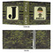 Green Camo 3 Ring Binders - Full Wrap - 3" - APPROVAL