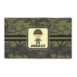 Green Camo 3' x 5' Patio Rug (Personalized)