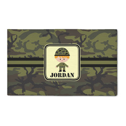 Green Camo 3' x 5' Patio Rug (Personalized)