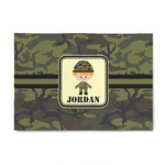 Green Camo 4' x 6' Patio Rug (Personalized)