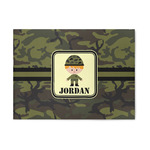 Green Camo 5' x 7' Indoor Area Rug (Personalized)