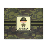 Green Camo 8' x 10' Indoor Area Rug (Personalized)