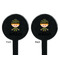 Green Camo Black Plastic 7" Stir Stick - Double Sided - Round - Front & Back