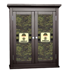 Green Camo Cabinet Decal - Large (Personalized)