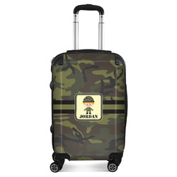 Green Camo Suitcase - 20" Carry On (Personalized)