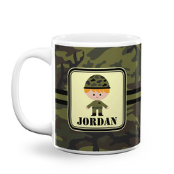 Green Camo Coffee Mug (Personalized)