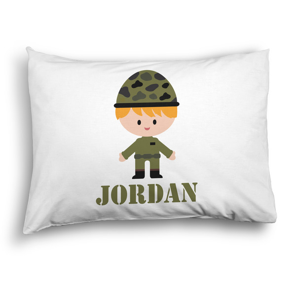 Custom Green Camo Pillow Case - Standard - Graphic (Personalized)