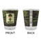 Green Camo Glass Shot Glass - Standard - APPROVAL