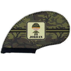 Green Camo Golf Club Iron Cover - Set of 9 (Personalized)