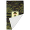 Green Camo Golf Towel - Folded (Large)