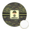 Green Camo Icing Circle - Medium - Front