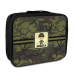 Green Camo Insulated Lunch Bag (Personalized)