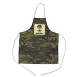 Green Camo Kid's Apron - Medium (Personalized)