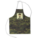 Green Camo Kid's Apron - Small (Personalized)