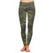 Green Camo Ladies Leggings - Front