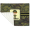 Green Camo Linen Placemat - Folded Corner (single side)