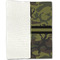 Green Camo Linen Placemat - Folded Half