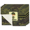 Green Camo Linen Placemat - MAIN Set of 4 (single sided)