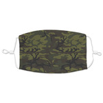 Green Camo Adult Cloth Face Mask - XLarge