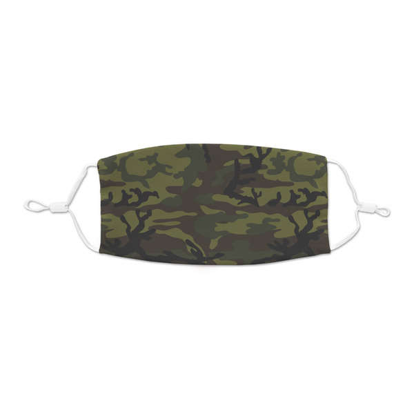 Custom Green Camo Kid's Cloth Face Mask - XSmall