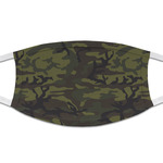 Green Camo Cloth Face Mask (T-Shirt Fabric)