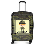 Green Camo Suitcase - 24" Medium - Checked (Personalized)